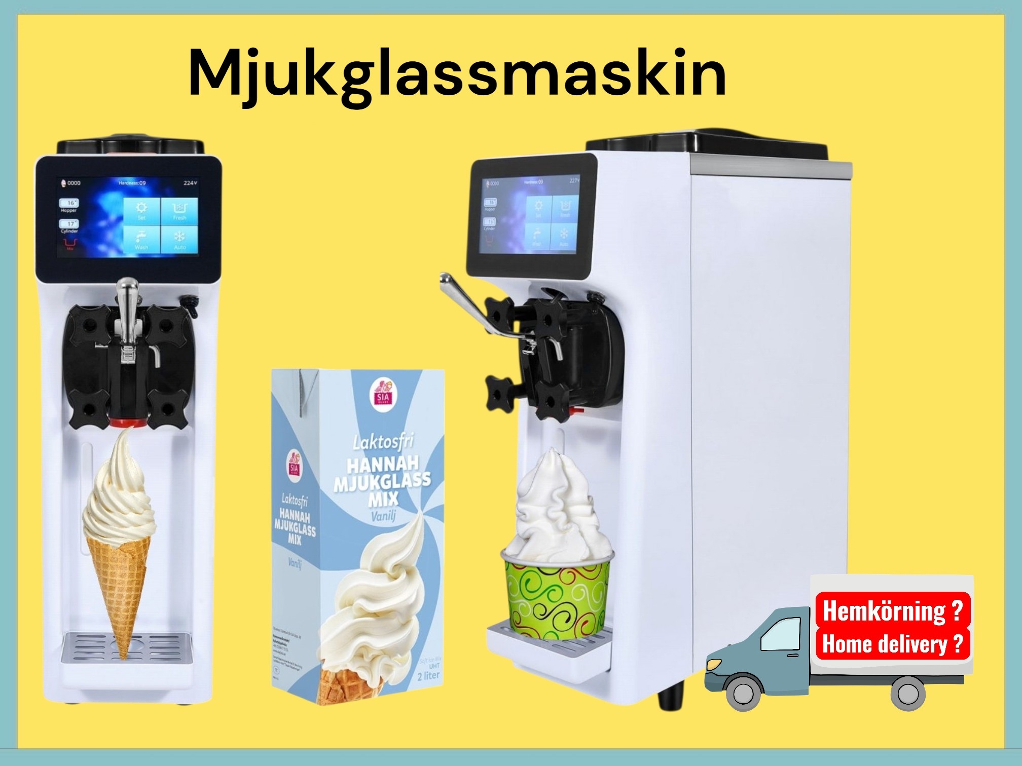 Mjukglassmaskin 