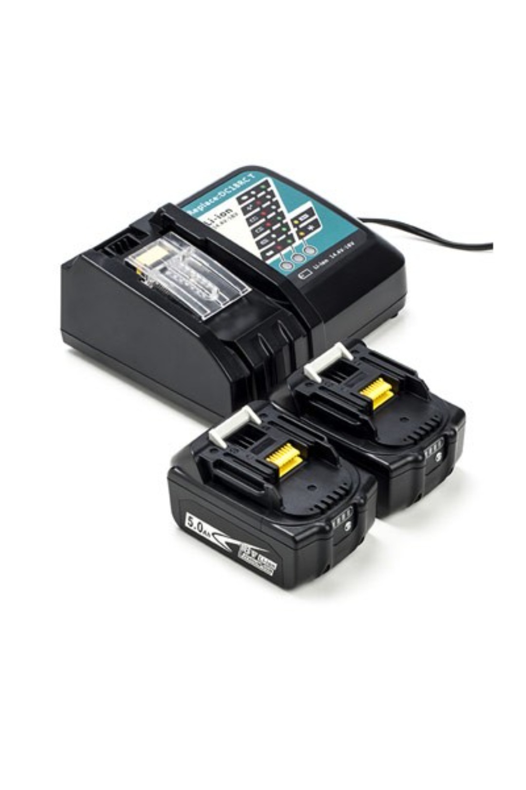 Makita batterilader med batteri