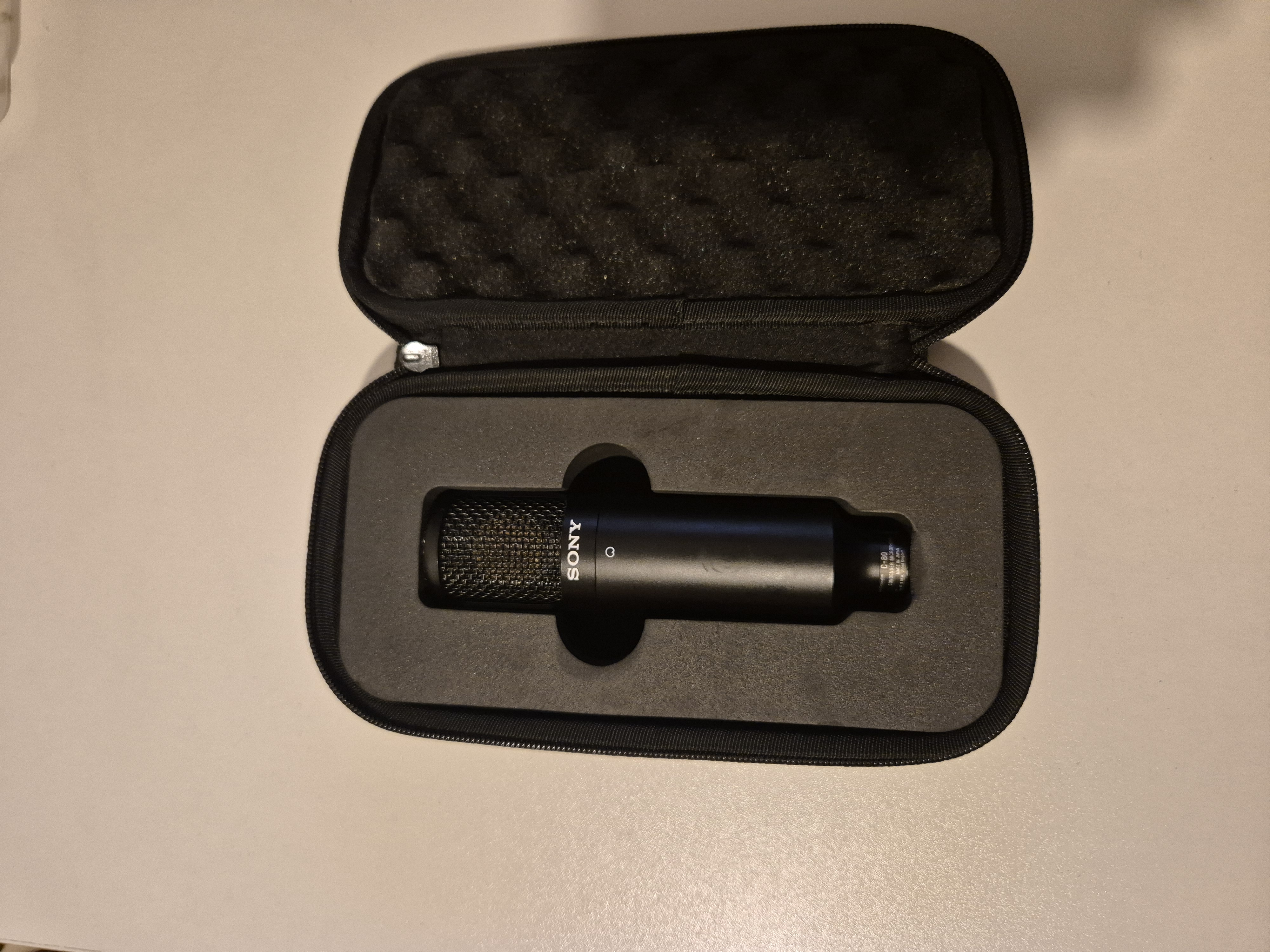 Sony c80 large diaphragm condenser microphone