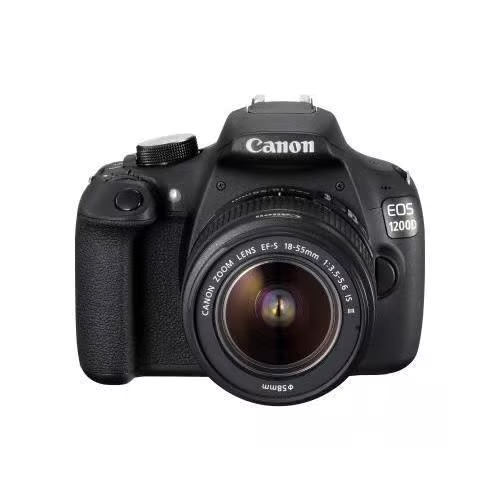 Canon eos 1200d digital slr camera with an ef-s 18-55mm lens