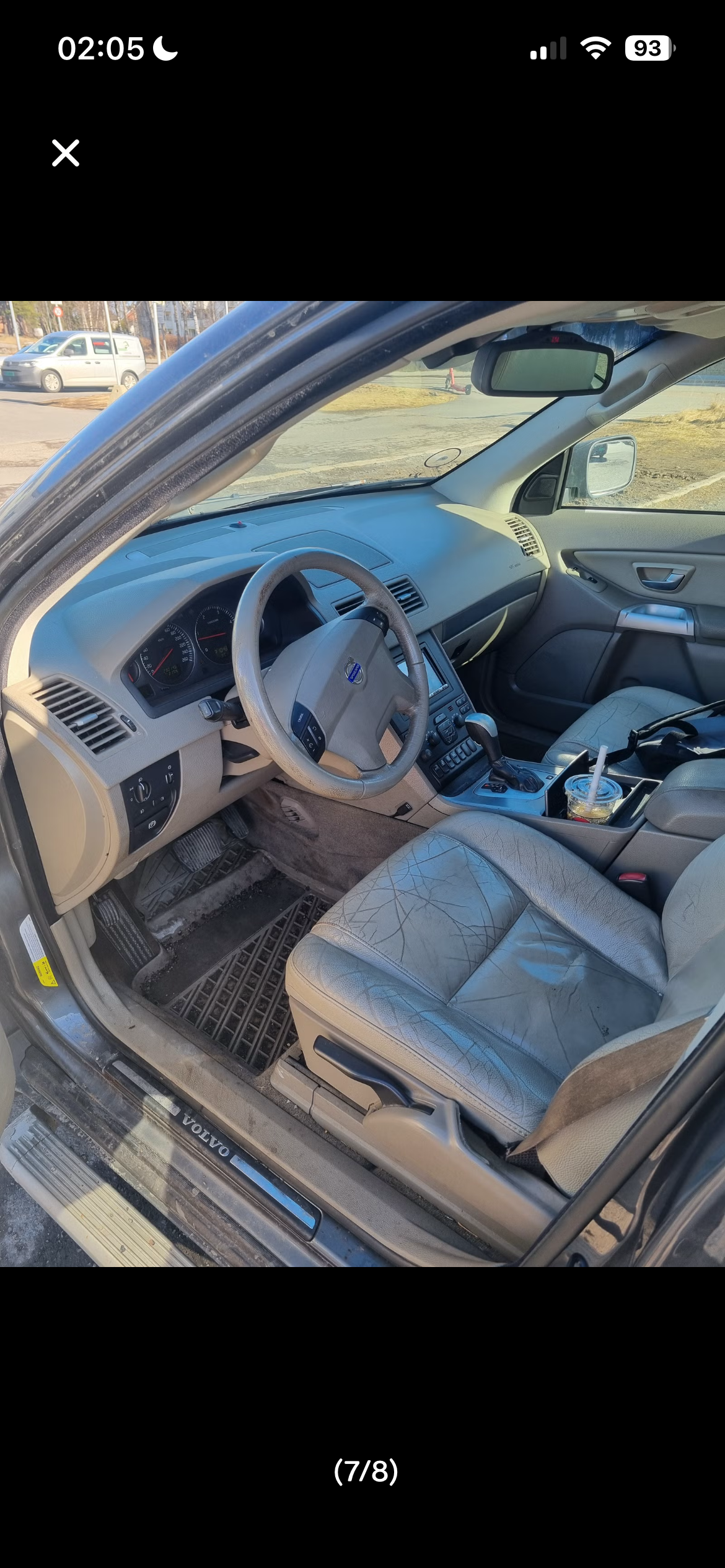 7 seter volvo xc 90 leies ut 