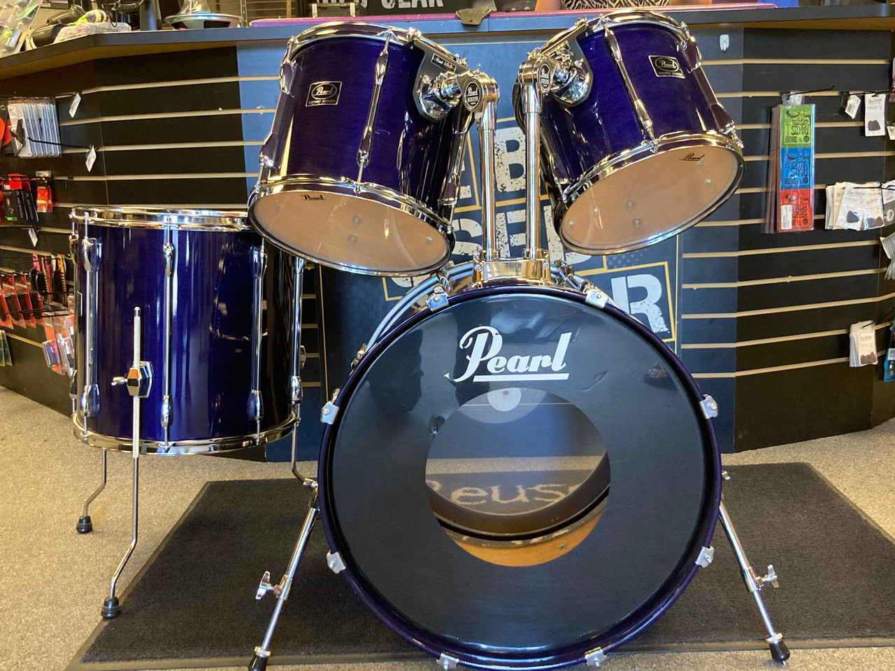 Pearl export drum kit