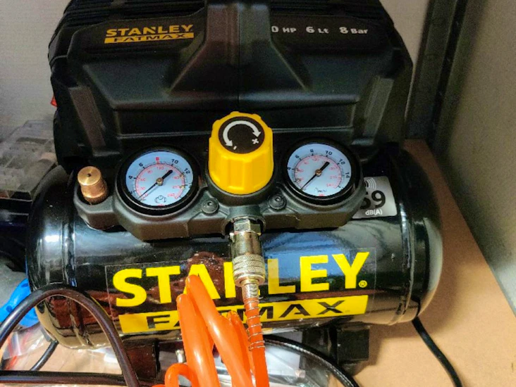 Stanley 6liter, 8bars kompressor