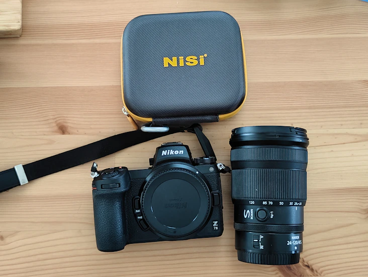 Nikon z7ii + nikon z 24-120mm f/4 s
