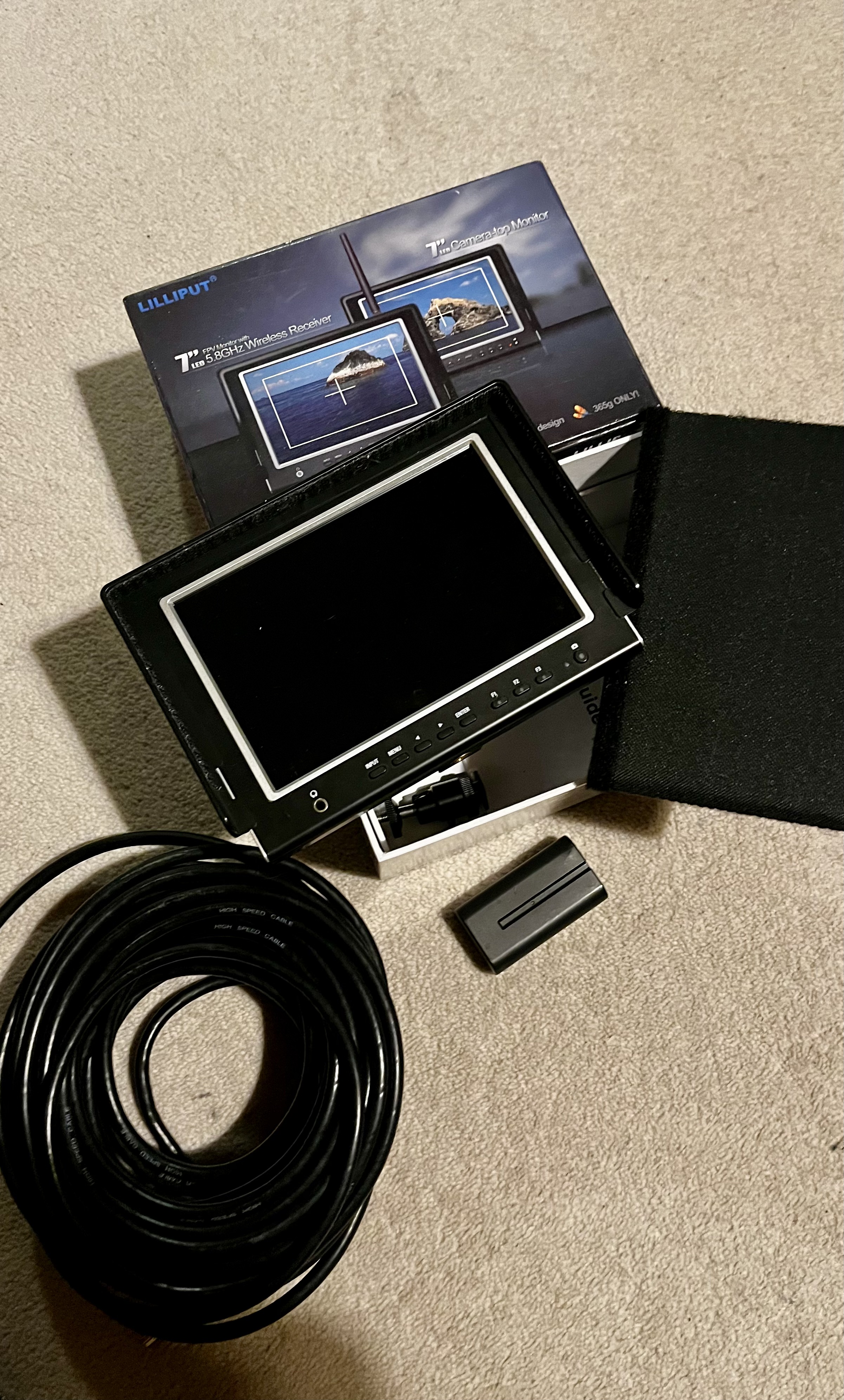 Lilliput 7 inch led hdmi camera field monitor
