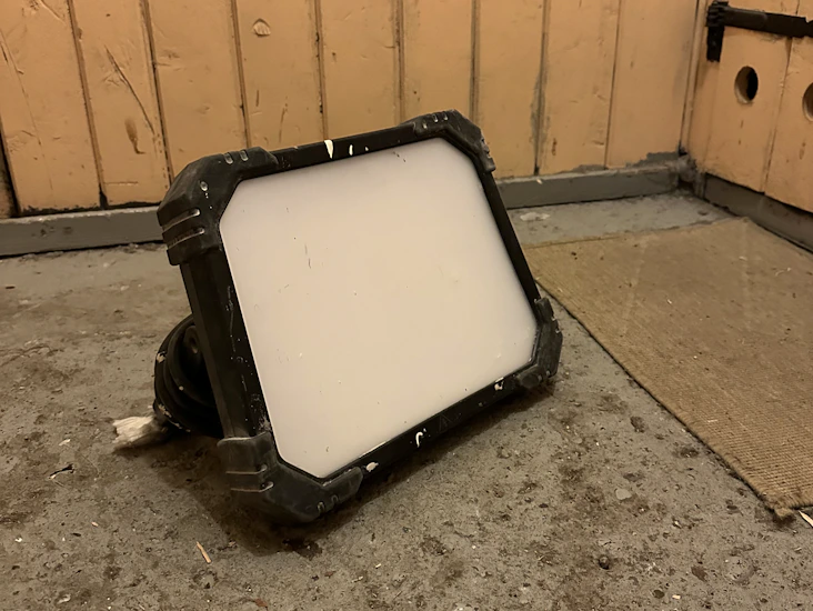 Arbeidslampe, 5000 lm