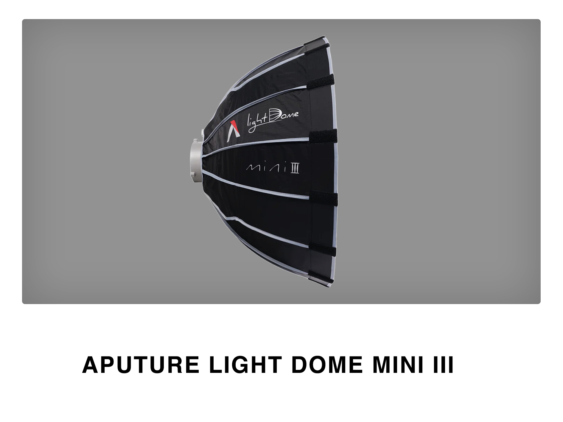 Aputure light dome mini iii
