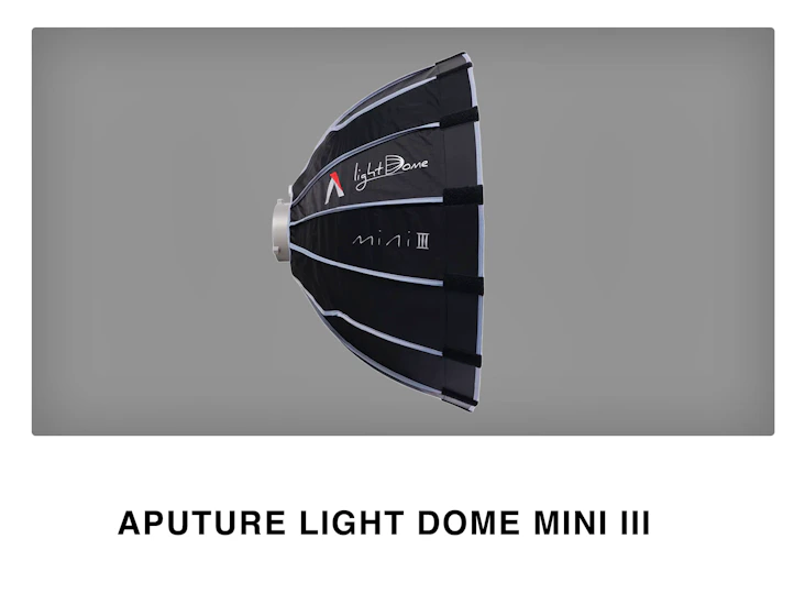 Aputure light dome mini iii