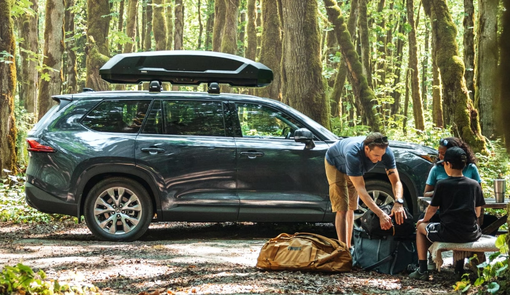 🚗 thule force 3 xxl sport takboks til leie - 450 l ekstra bagasjeplass for ferie, ski og camping