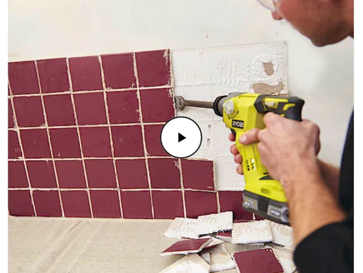 Borrhammare ryobi slagborr sds bilning