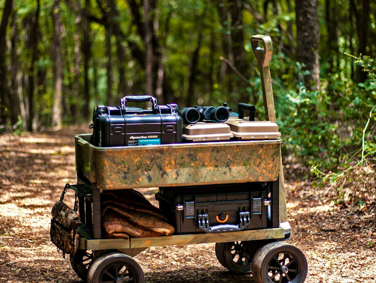 Outdoor indoor portable cooler cart wagon for rent – perfect for fishing camping & outdoor adventures!