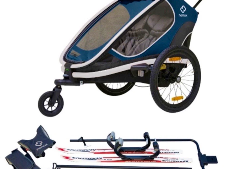 Hamax outback 2 pulk og sykkelvogn