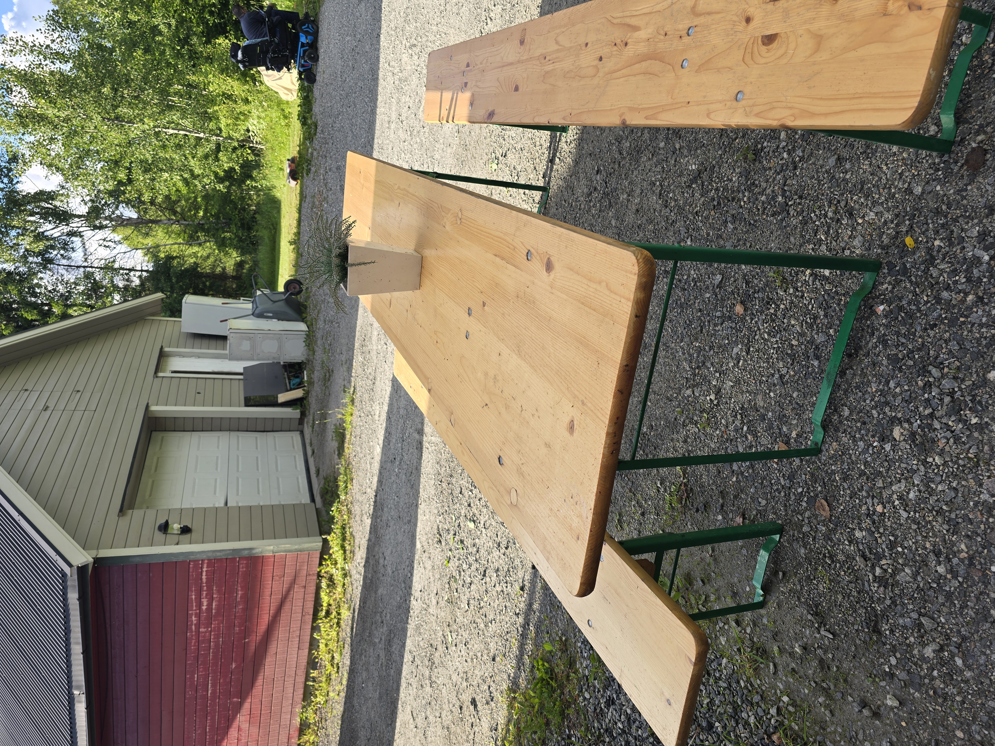 Hage benk og bord 