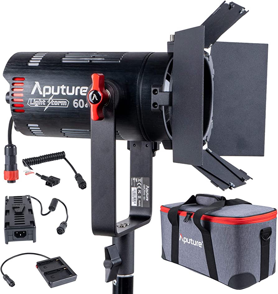 Aputure 60d led video light + lightdome mini softbox  
