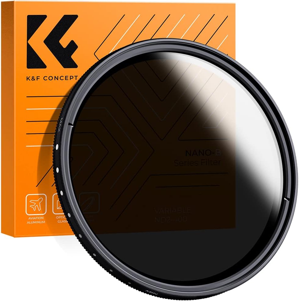K&f concept 82mm variable nd filter nd2-400 adjustable fader neutral density