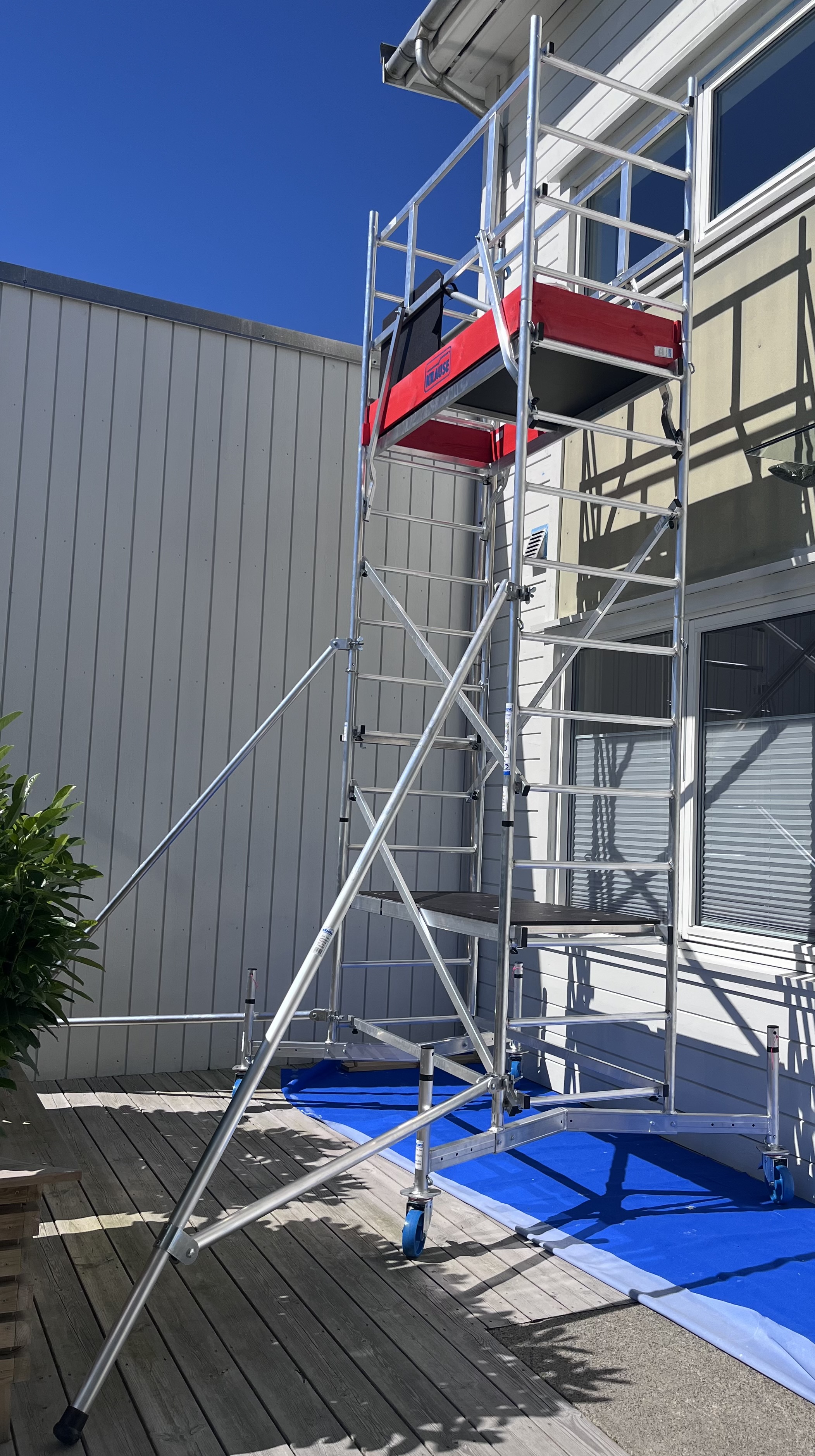 Krause climtec stillas - 3 og 5m arbeidshøyde