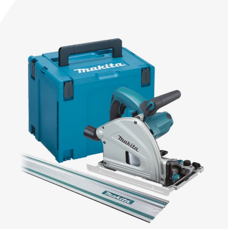 Makita sänksåg/cirkelsåg med styrskena 