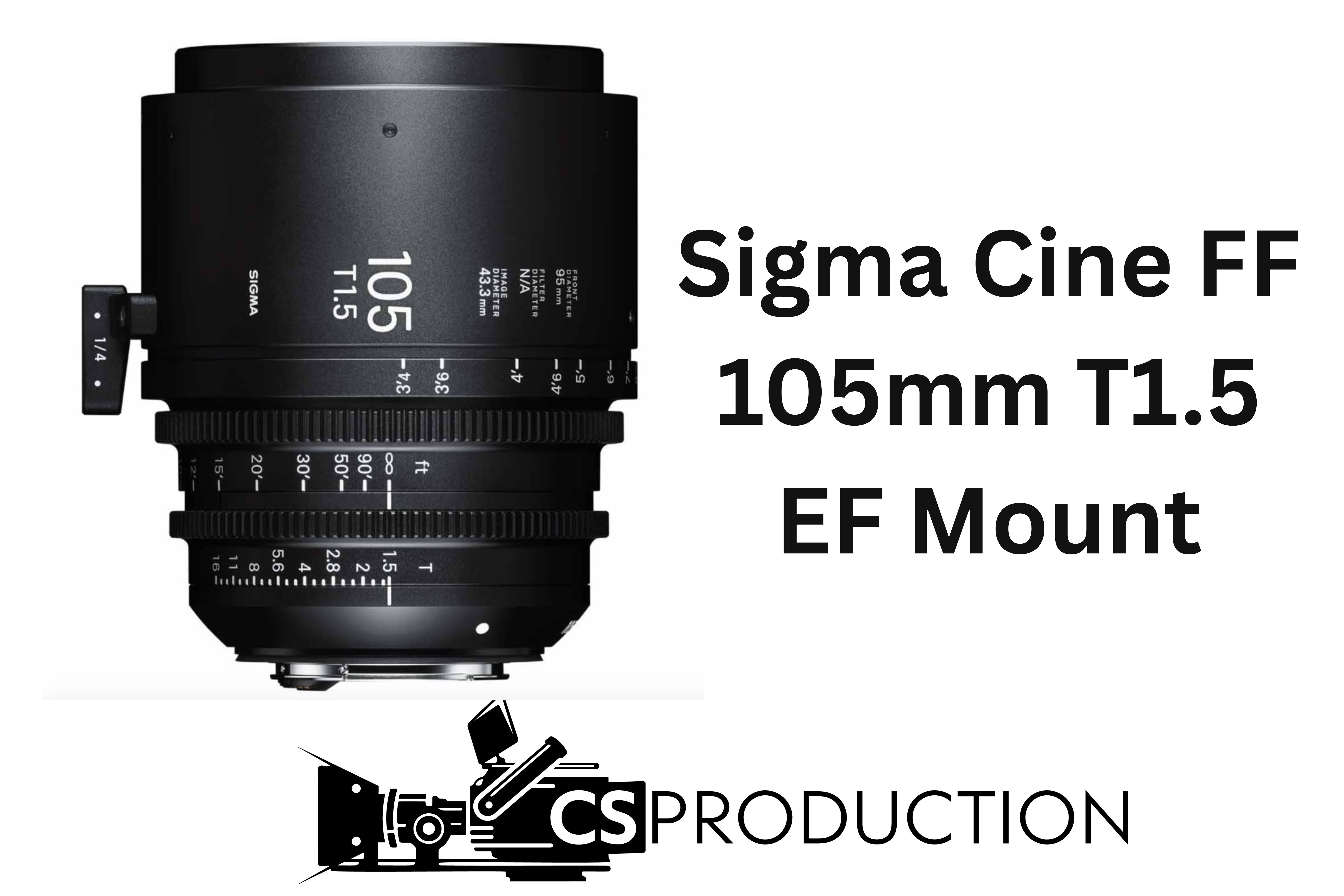 Sigma cine ff 105mm t1.5 - ef mount