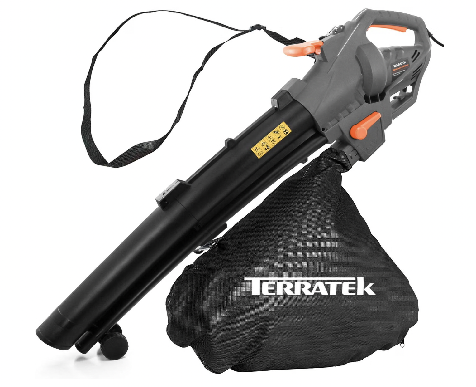 Terratek 3000w leaf blower and vacuum, 3-in-1 garden vacuum shredder