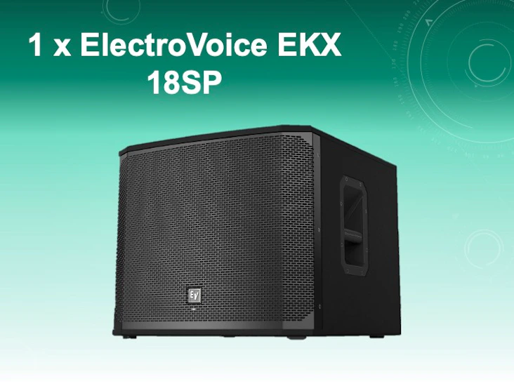 Electro voice ekx-18sp powered subwoofer (single unit)