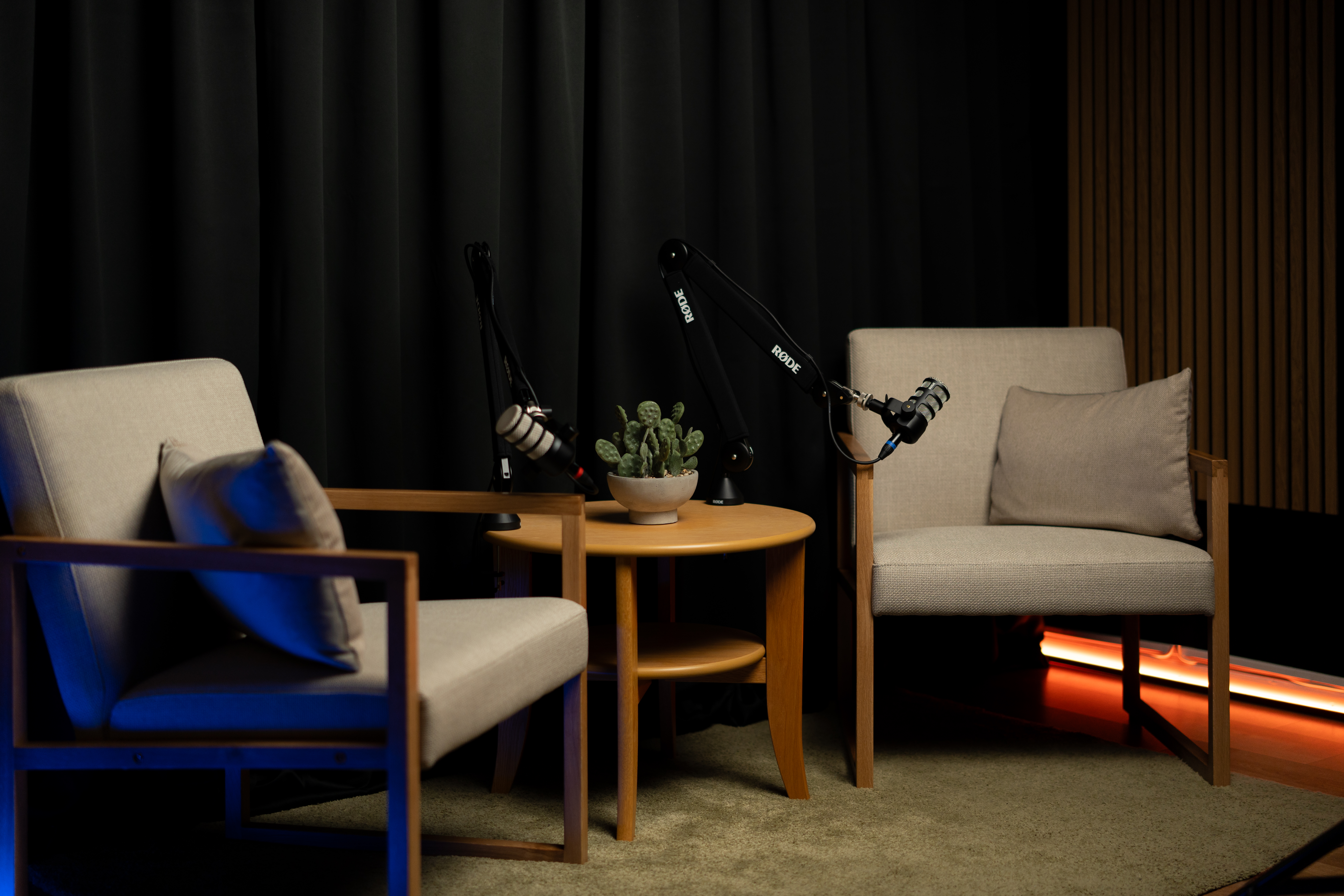 Podcast studio - video and audio