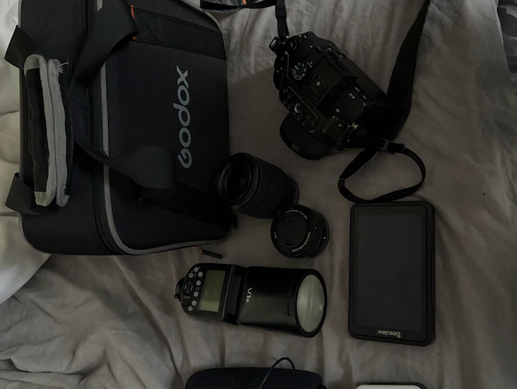 3-4-2 offer** sony a7 iv with lenses, monitor, outdoor video light ++