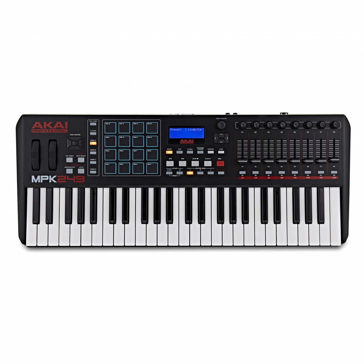Akai professional mpk249 midi kontroller-keyboard