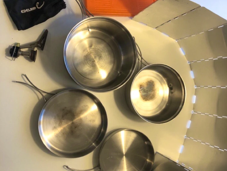 Komplett matlagningskit för camping