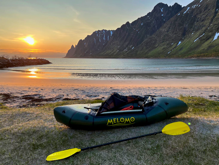 Packraft melontareissuille