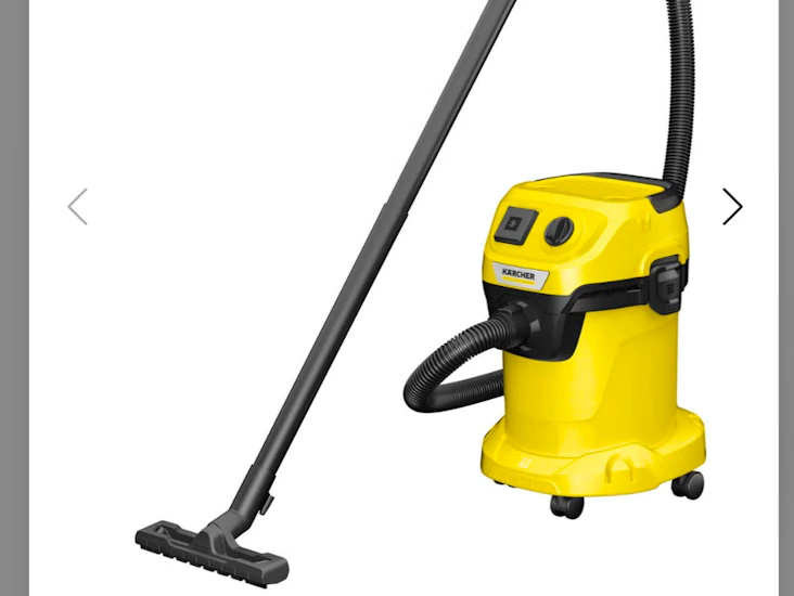 Kärcher grovstøvsuger wd 3 p
