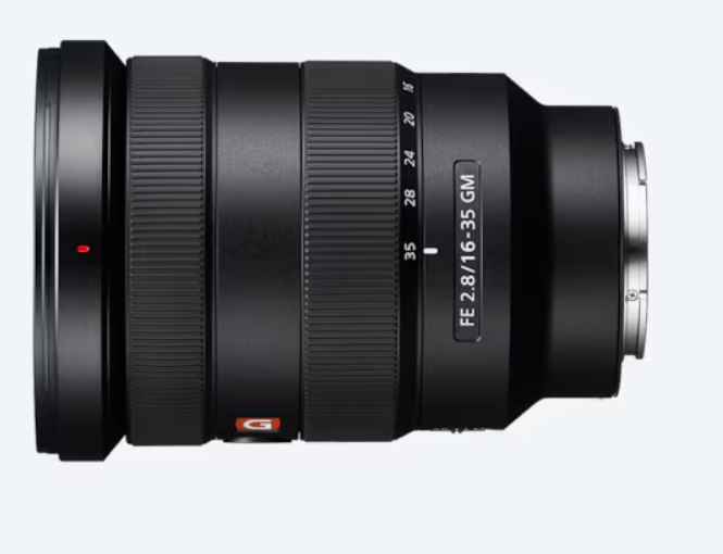 Sony fe 16-35mm f2.8 gm1  e-mount lens with carry bag and lens protector