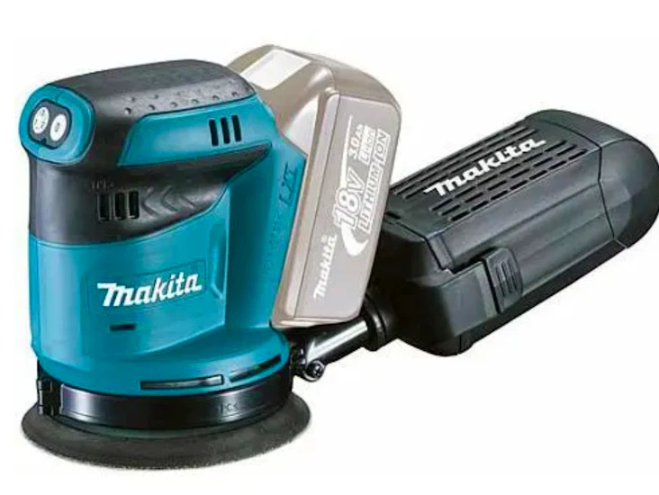 Makita eksentersliper, batteridreve (18v)