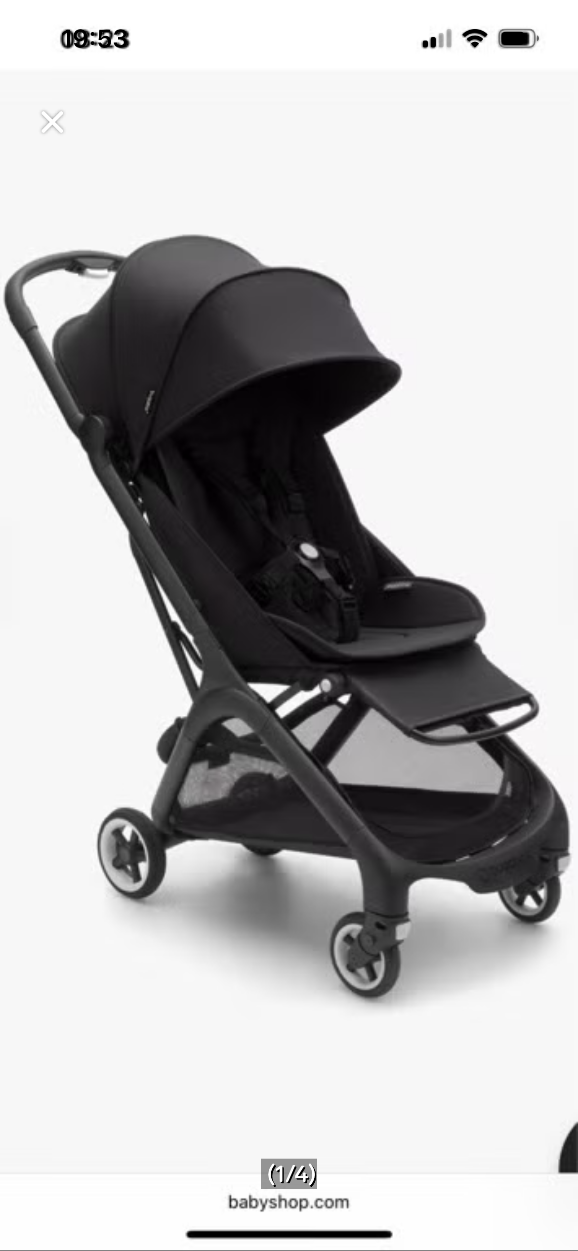 Bugaboo butterfly - reisevogn til leie