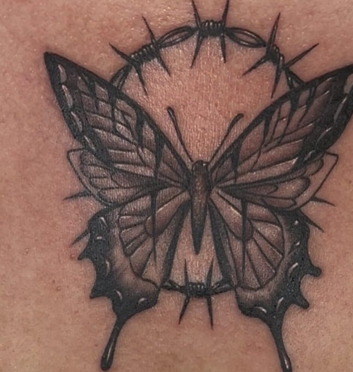 Tattoo sticker stencil