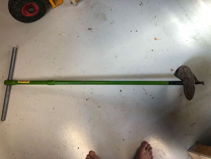 Skurupsborr/jordborr 225mm