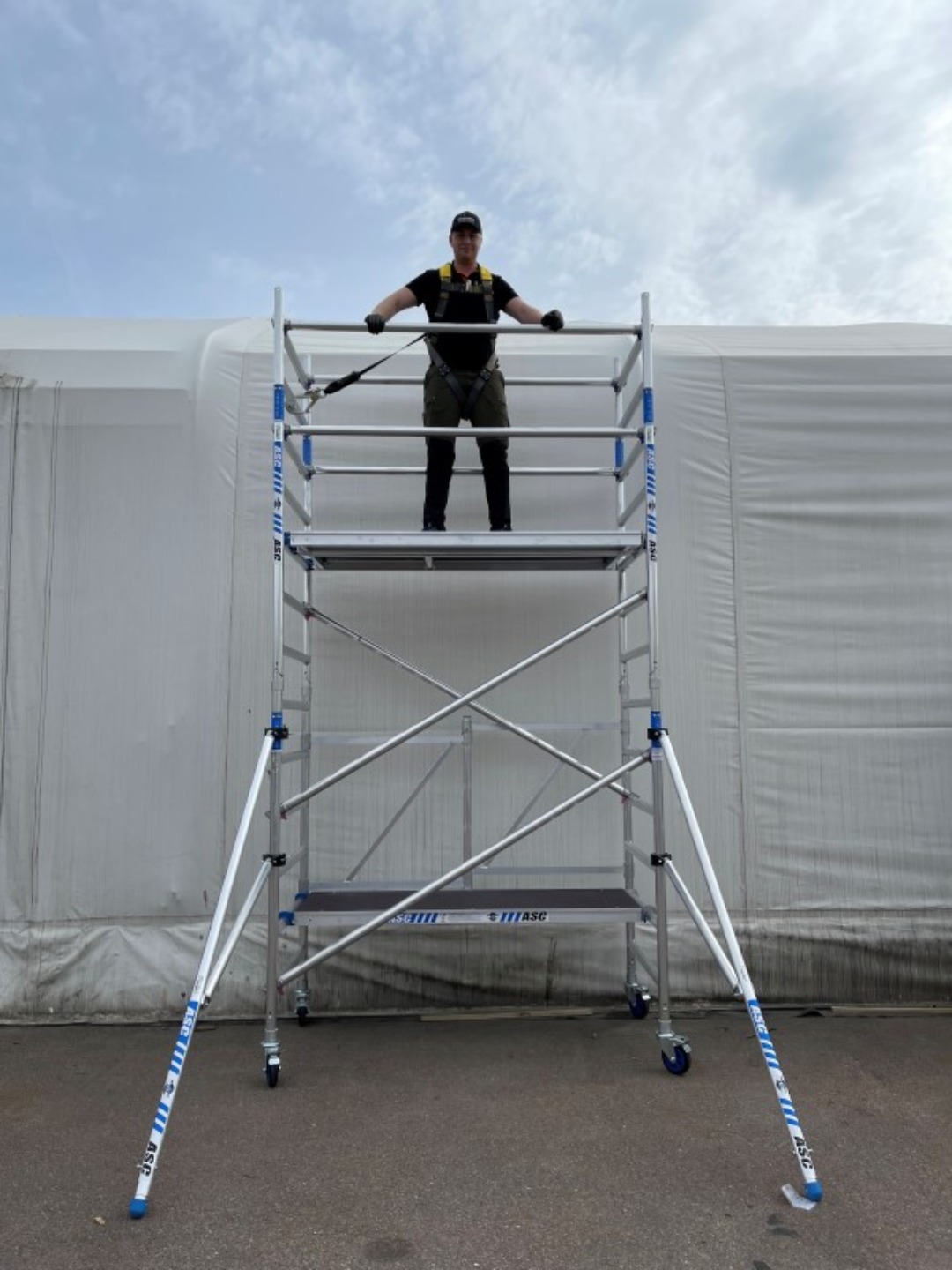 Rullställning bred 190x90 arbetshöjd  3.8-5 m