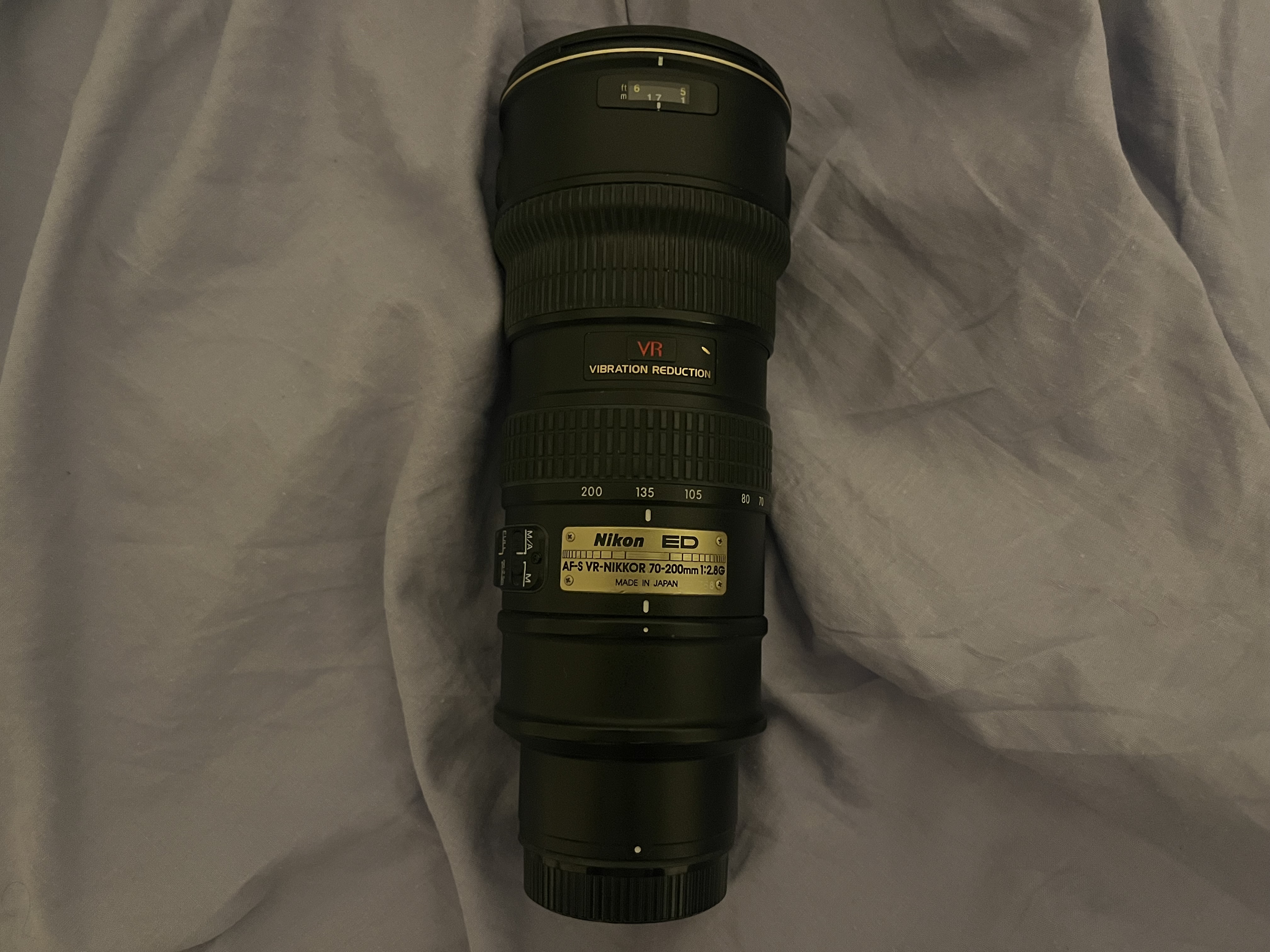 Nikon af-s nikkor 70-200mm f/2.8g if-ed vr