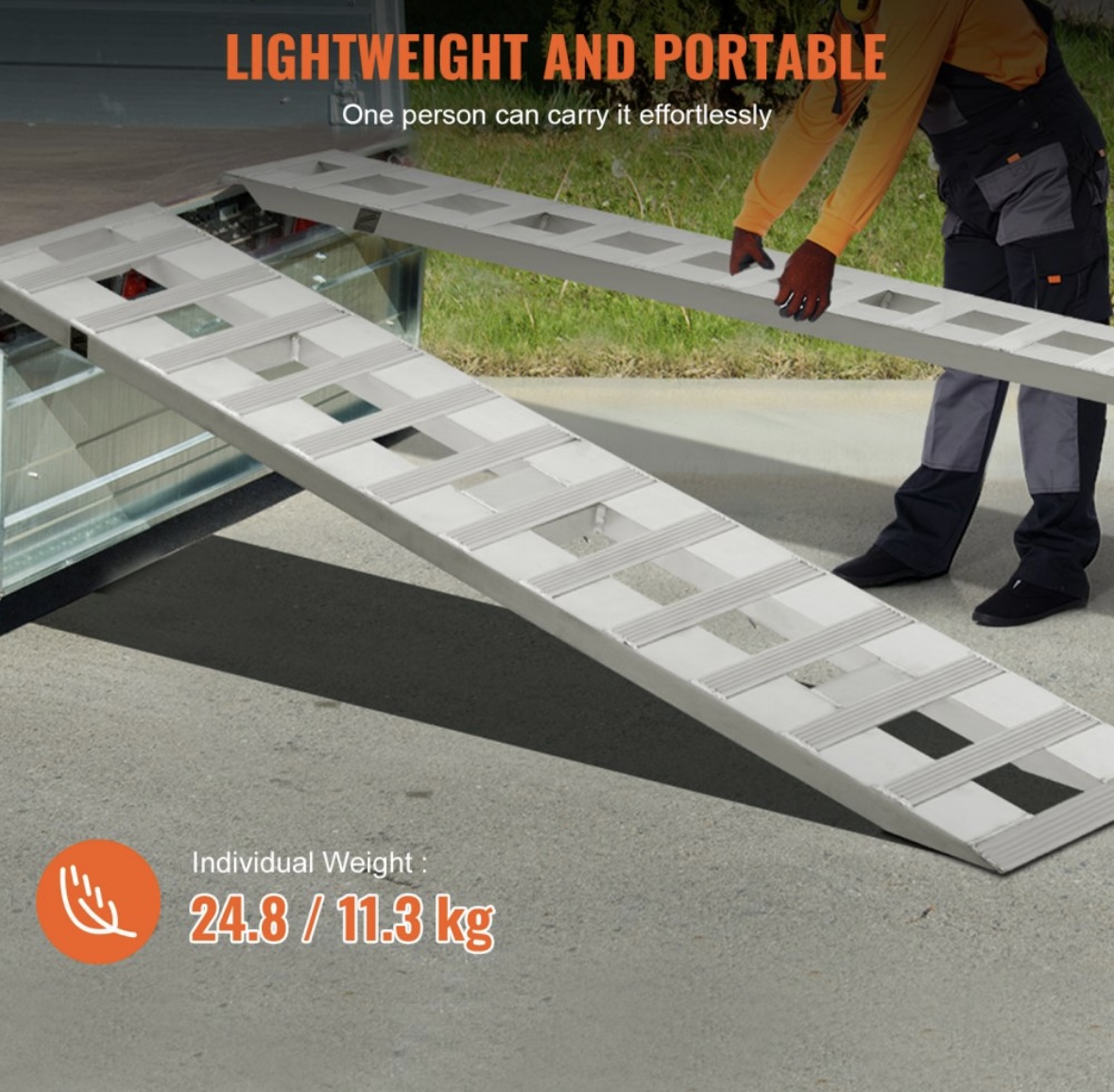 Lastramper aluminium 2700kg