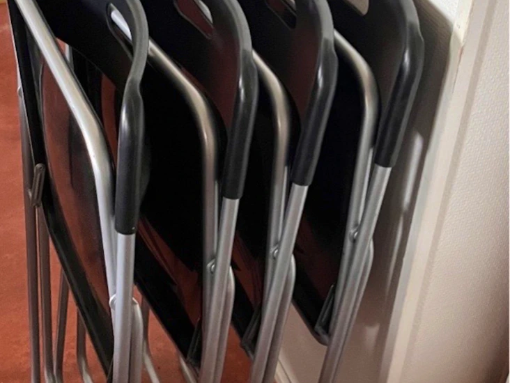 7 klappstolar bra kvalité