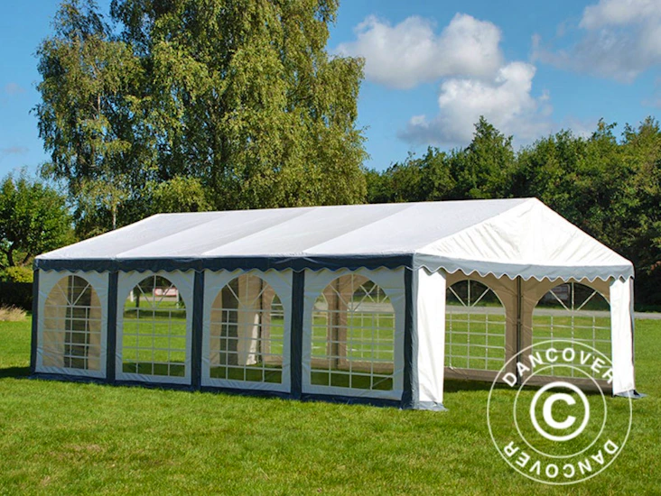 Partytelt 5x8m i pvc matriale