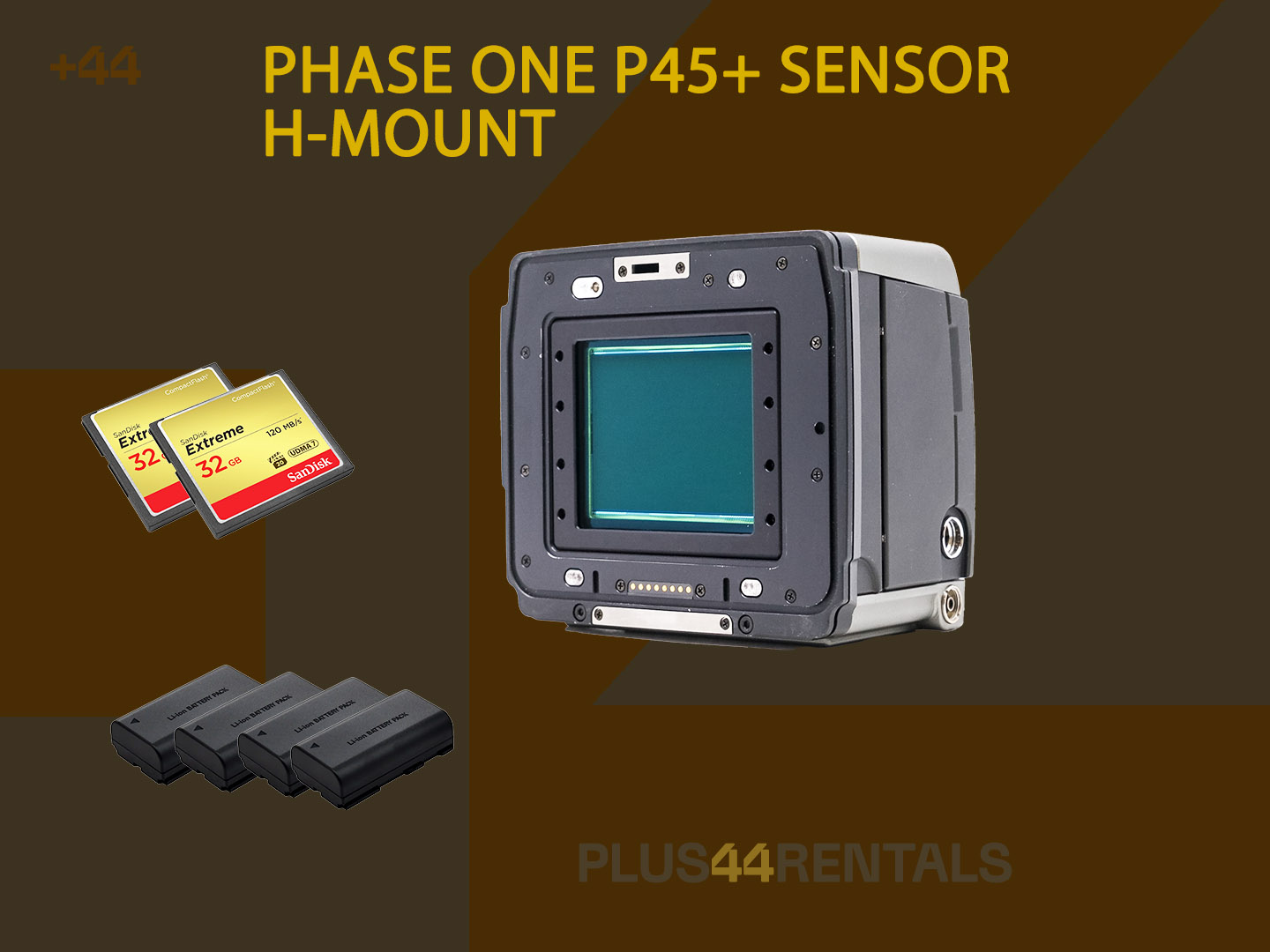 Phase one p45+ digital back | medium-format ccd sensor (39 mp)