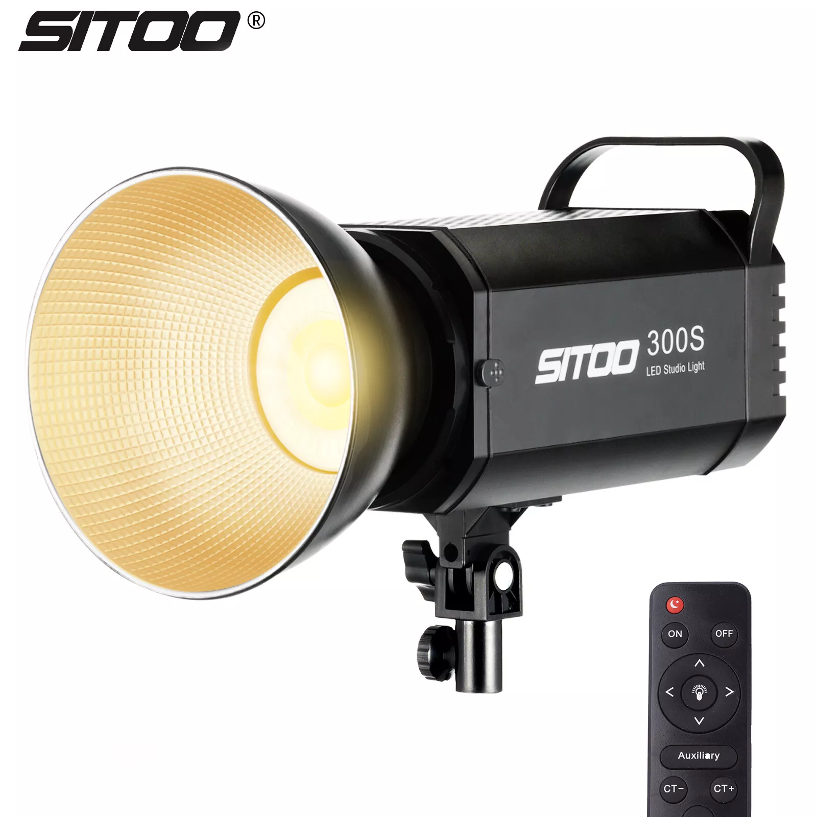 Sitoo 300w bi-color led continuous video light 2800-6800k spotlight for bowens