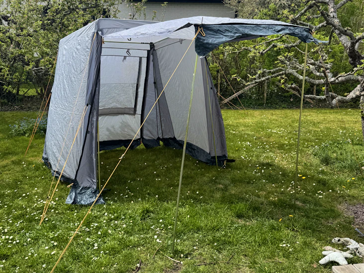 Tält hundutställning