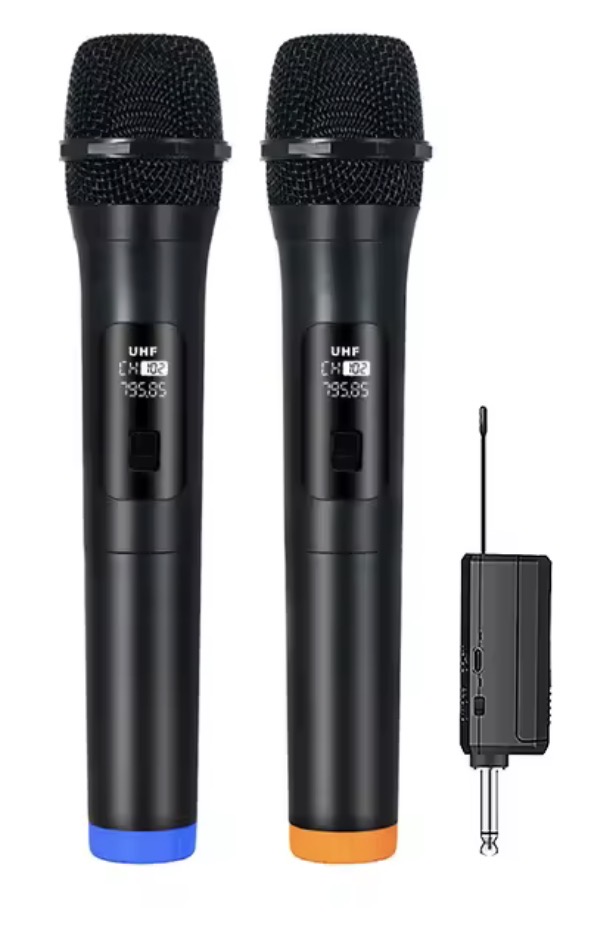 2 stk trådløse mikrofoner
