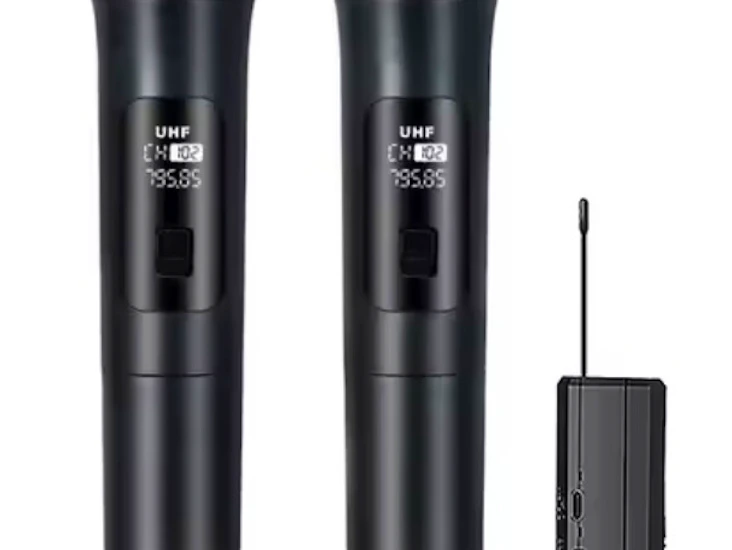 2 stk trådløse mikrofoner
