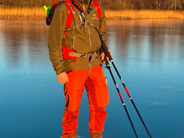 Komplett paket långfärdsskridskor 43-44.