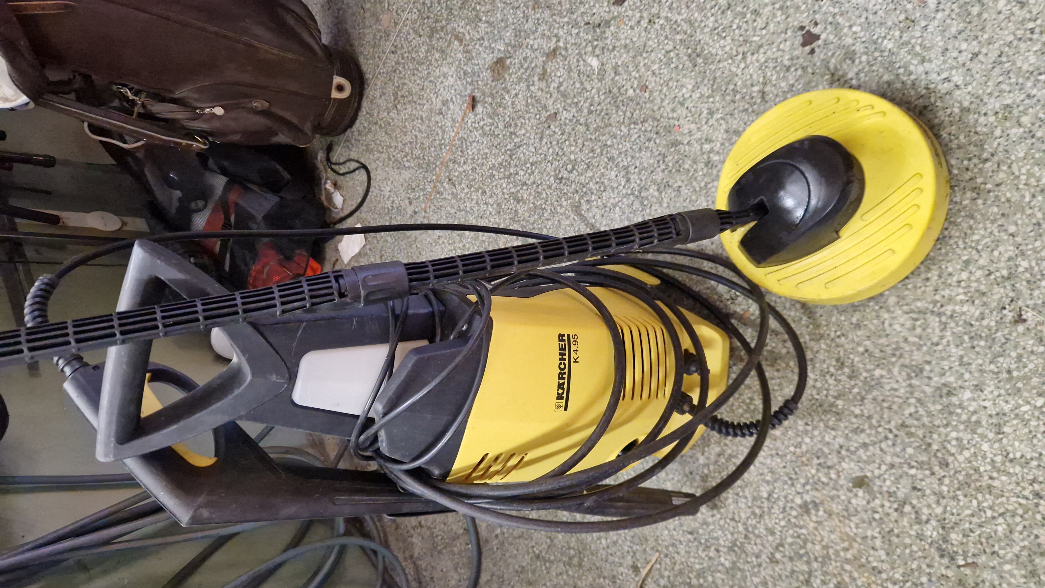 Kärcher k 4.95 högtryckstvätt med terrasstvätt
