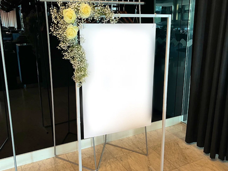 Vuokrattava kylttiteline