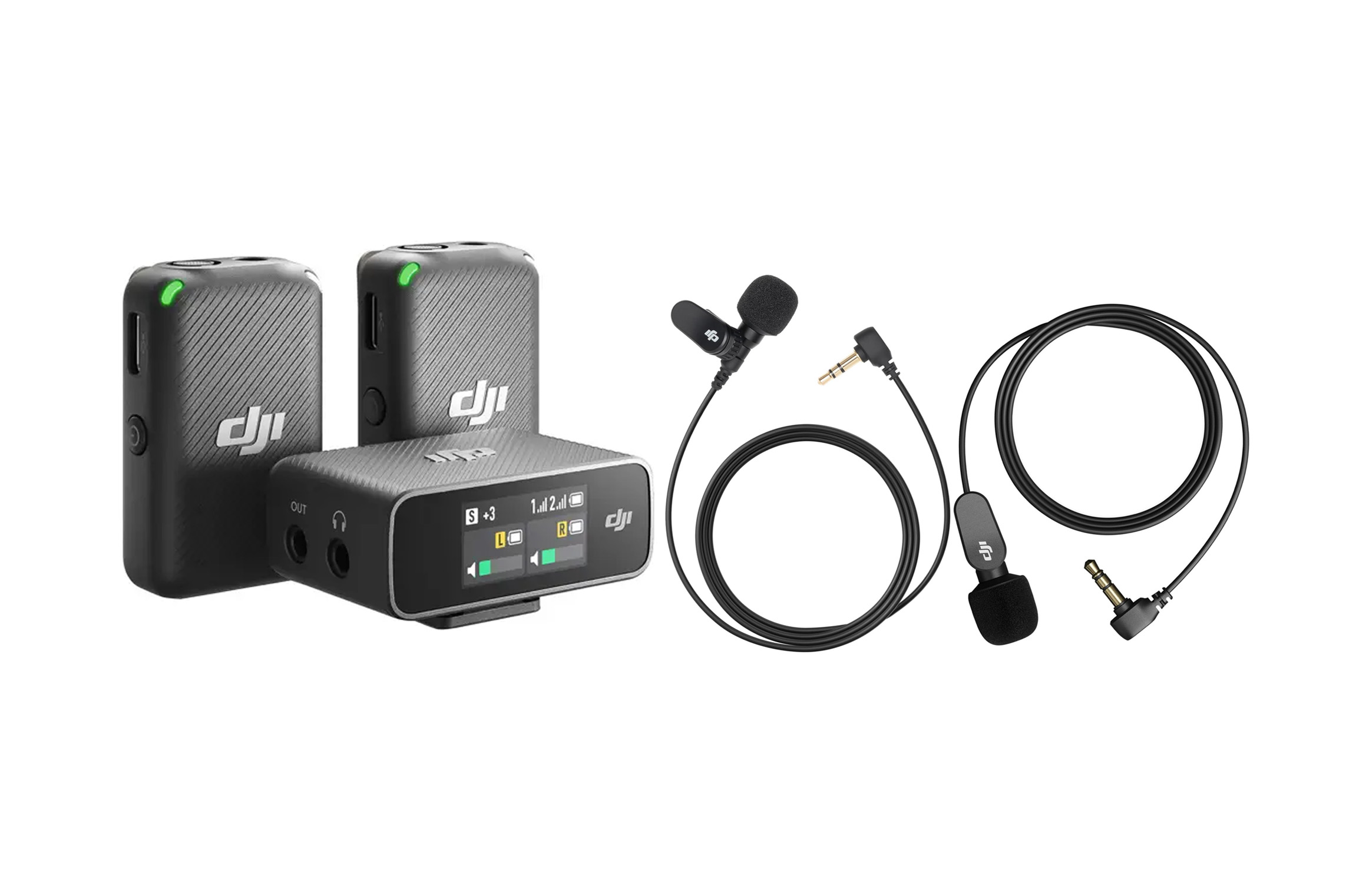 Dji mic (wireless microphone set + 2 x lav mics)