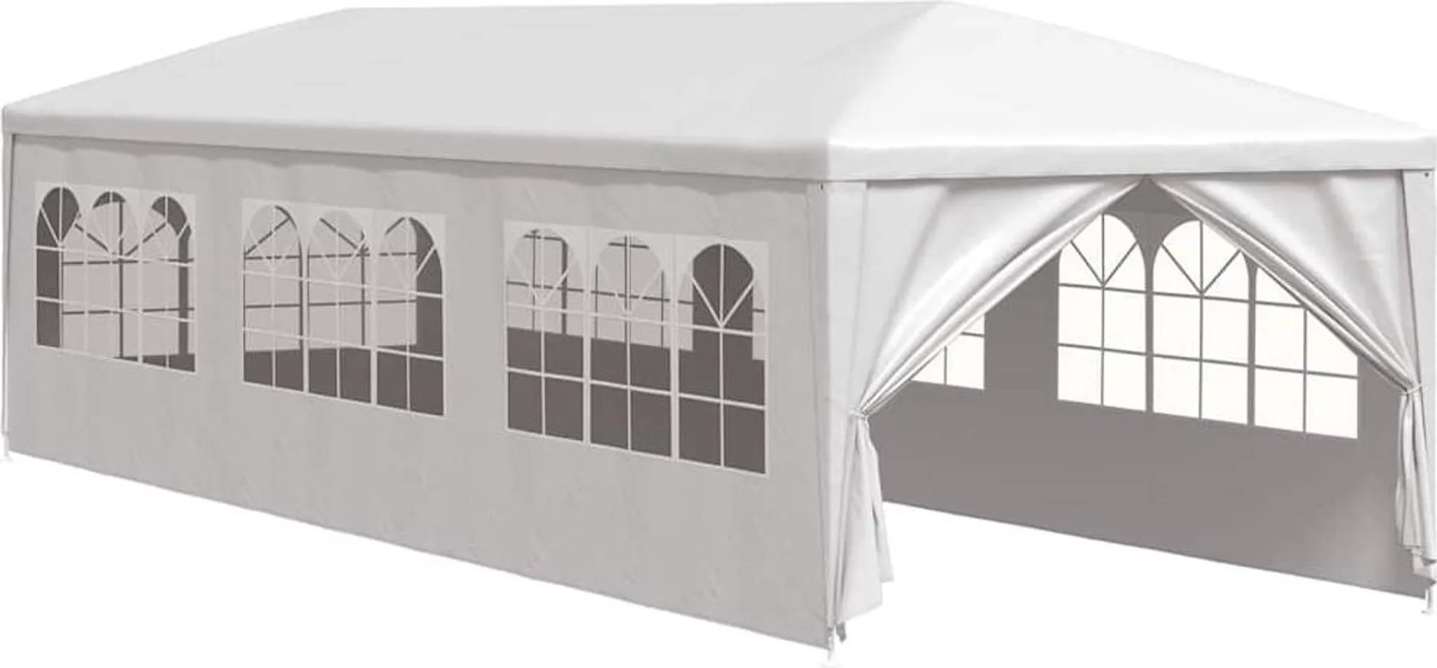 Valkoinen juhlateltta 3m x 9m